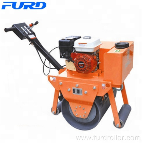 Vibratory Single Drum Road Roller Walk Behind Gasoline Rollers (FYL-600)